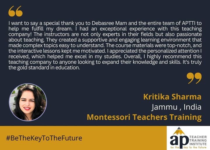 Montessori Teachers Training