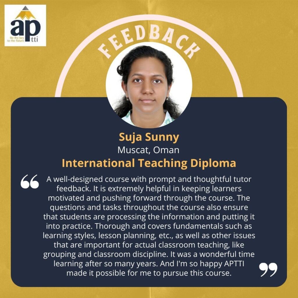 International teacher diploma